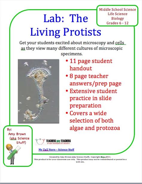 Amy Brown Science: The Living Protists Lab