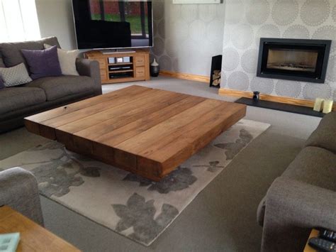 Square Coffee Table Made From Solid Oak