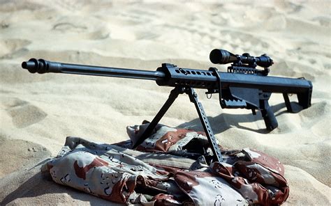 Download Man Made Barrett M82 Sniper Rifle HD Wallpaper