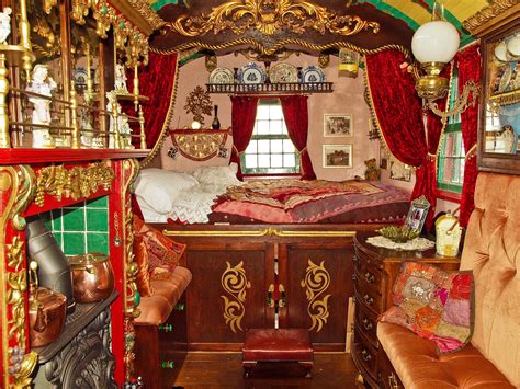 Interior of a horse drawn gypsy wagon | Anguskirk | Flickr