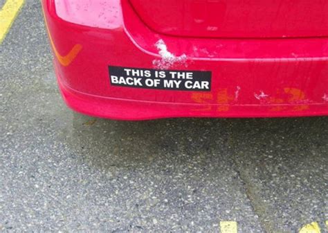 27 Funny Bumper Stickers That Will Make You Do a Double Take