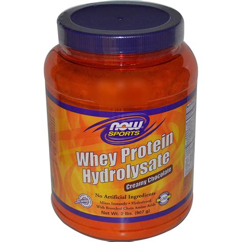 Now Foods, Sports, Whey Protein Hydrolysate, Creamy Chocolate, 2 lbs (907 g) - iHerb