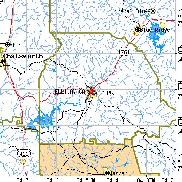 Ellijay, Georgia (GA) ~ population data, races, housing & economy