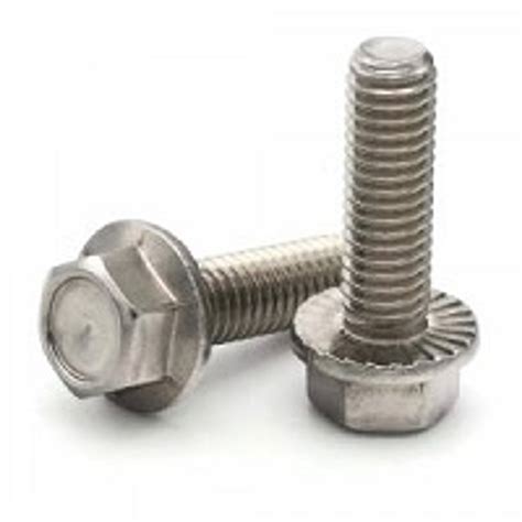 Buy #10-32 STAINLESS STEEL HEX SERRATED FLANGE BOLTS from Tikweld ...