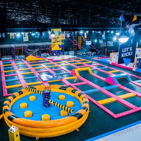 Multicolor Wonderful Indoor Playground Trampoline Park for Malls in Kids Zone at best price in Thane