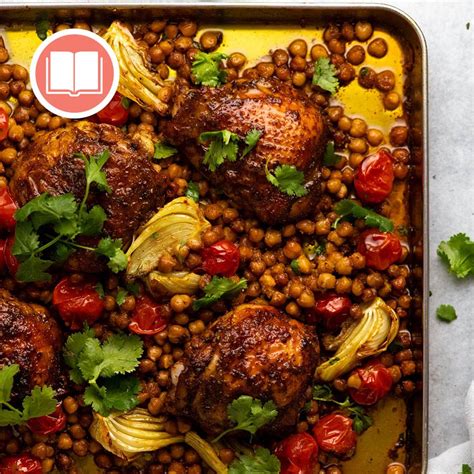 One-Tray Moroccan Baked Chicken With Chickpeas | RecipeTin Eats