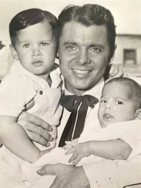 Handsome Audie Murphy and his sons. | Old hollywood stars, Old movie stars, Movie stars