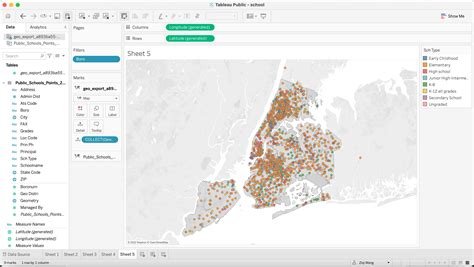 NYC Public School Districts and Locations – Information Visualization