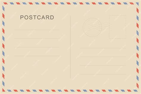 Premium Vector | Vintage postcard with paper texture. travel postcard ...