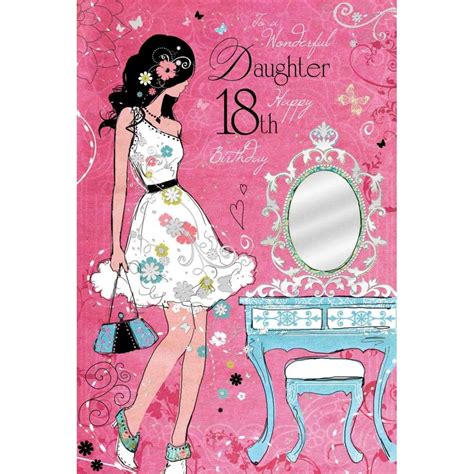 Wonderful Daughter 18th Birthday Card - Karenza Paperie