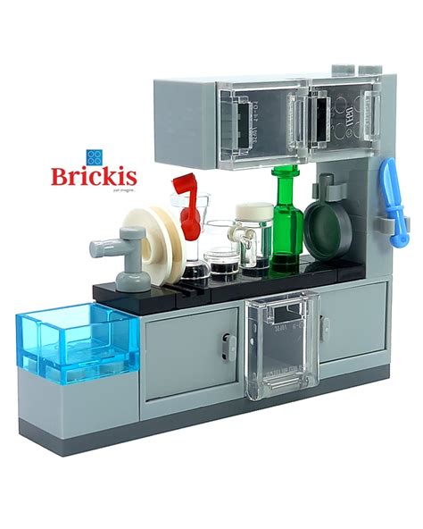 LEGO® complete Kitchen with sink & oven MOC