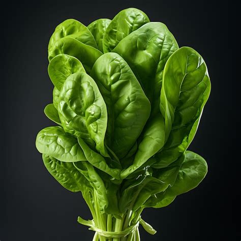 Premium Photo | Isolated of Spinach a Leafy Green Vegetable Packed With ...