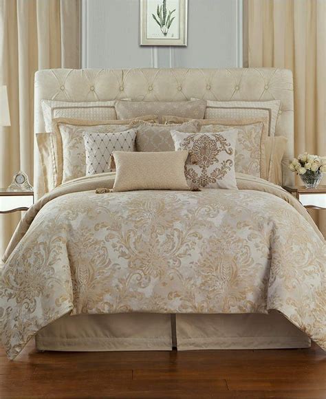 Waterford Closeout! Reversible Annalise 4-Pc. Queen Comforter Set Bedding | Bedroom comforter ...