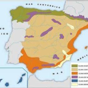 Spanish climatic zones. Source: ISFTIC images bank Spain has several ...