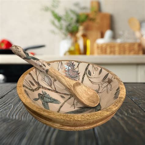 Wooden Salad Bowl - Etsy