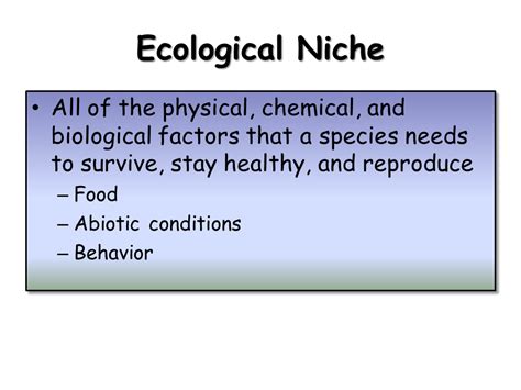 Interactions. Making a Living in the Ecosystem - Presentation Biology