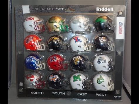 NFL Football: Nfl Mini Helmet Set Display Case