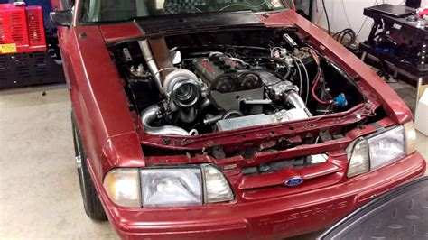 Eric's badass 4g63 swap Mustang dyno - YouTube