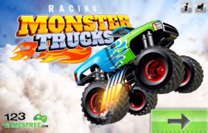 Play game Racing monster trucks - Free online racing games