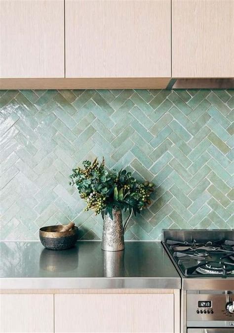 Inspiring Sea Glass Kitchen Backsplash Ideas | Kitchen splashback, Kitchen tiles backsplash ...