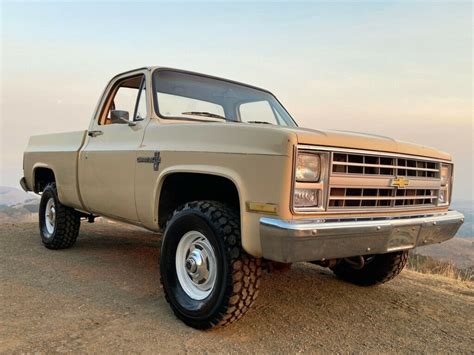 1985 Chevy K10 Custom Deluxe 108k miles AC originalpaint survivor 4x4 NO RESERVE for sale ...