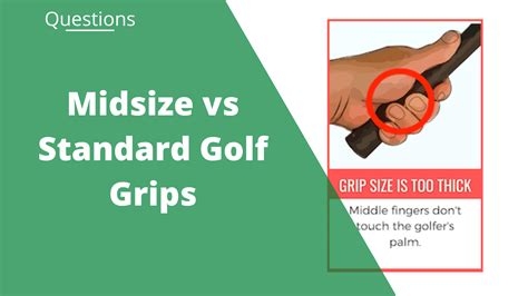 Midsize vs. Standard Golf Grip [Avoid This Big Mistake!]