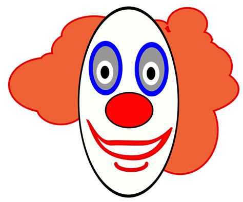 Clown | Free Stock Photo | Illustration of a cartoon clown face | # 17182