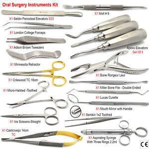 List Of Instruments For Dental Clinic