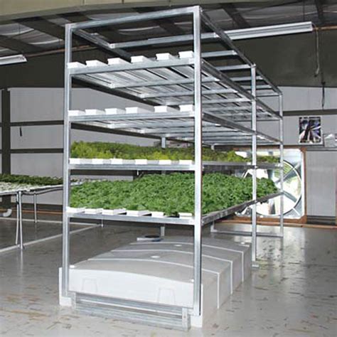 HydroCycle Vertical NFT Lettuce & Herb System - 4" Pro 5' System - FarmTek