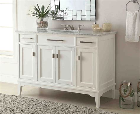 49 Bathroom Vanity / 49" Adelina Contemporary Style Single Sink Bathroom Vanity ... : The bianco ...