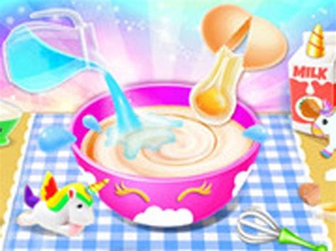 Play Unicorn Cake Make Online - JuegosFriv games