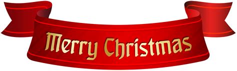 Merry Christmas Banner PNG Clip Art | Gallery Yopriceville - High ...