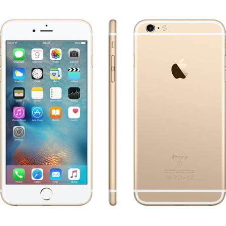 Refurbished iPhone 6S Plus 64GB Gold Unlocked - Walmart.com