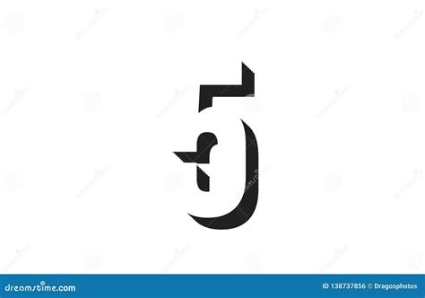 Black and White 5 Number Logo Icon Design Stock Vector - Illustration of business, background ...