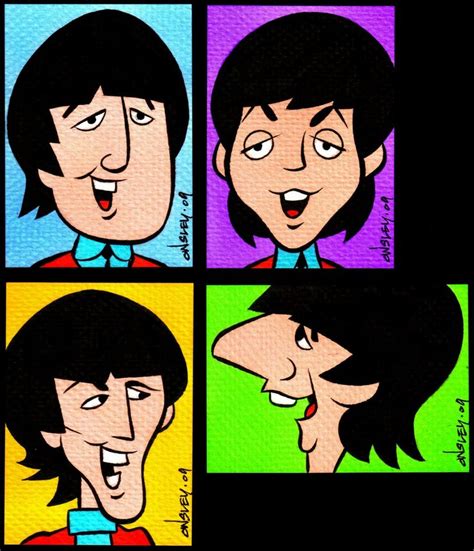 The Beatles Cartoon | Beatles art, Beatles cartoon, Old cartoons