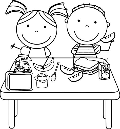 children eating clipart color page 20 free Cliparts | Download images on Clipground 2024