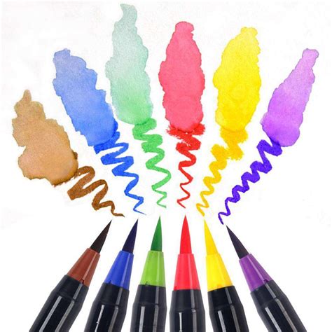 Watercolour Brush Pens - Set of 20 - NotebookTherapy