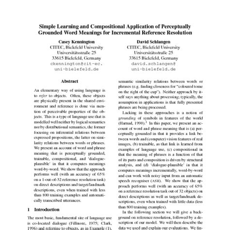 Simple Learning and Compositional Application of Perceptually Grounded ...