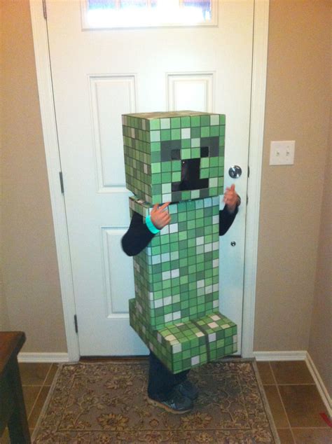 Minecraft Creeper Costume Oct 2012 Halloween 2013, Birthday Halloween Party, Halloween Hacks ...