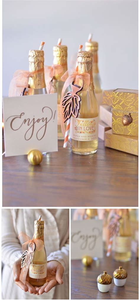 How to Turn Sparkling Cider into a Personalized Fall Party Favor | Cider favors, Fall party ...