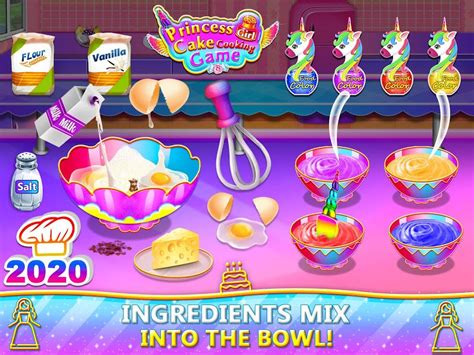 Princess Cake Cooking Games لنظام Android - تنزيل