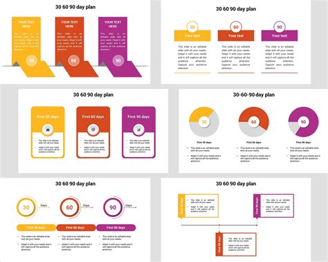 30 60 90 Day Plan Template Powerpoint, 30 60 90 Template, 30 60 90 Day ...