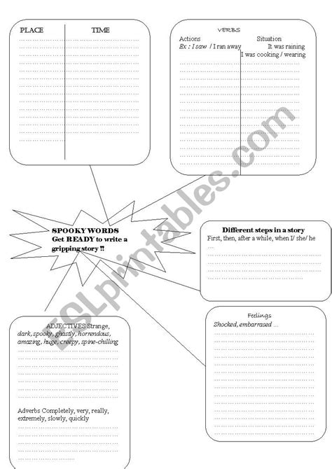 SPOOKY VOCABULARY - ESL worksheet by Rainbolady