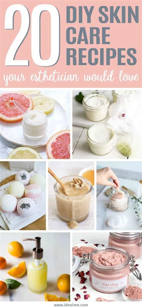 20 DIY Skin Care Recipes Your Esthetician Would Love - Ideal Me