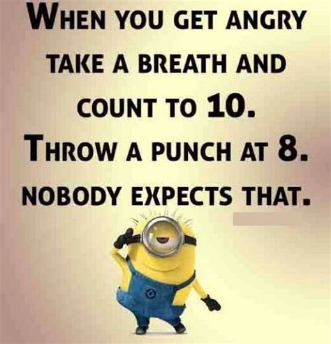 Funny Minion Quote About Anger Pictures, Photos, and Images for Facebook, Tumblr, Pinterest, and ...