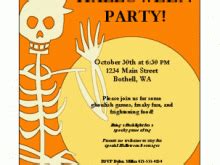 School Halloween Party Flyer Template - Cards Design Templates