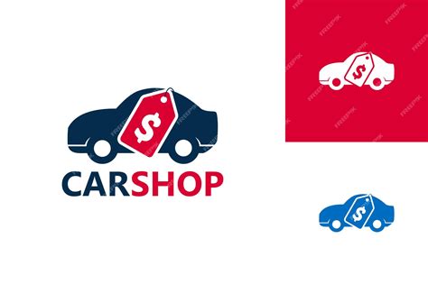 Premium Vector | Car shop logo template design vector, emblem, design concept, creative symbol, icon