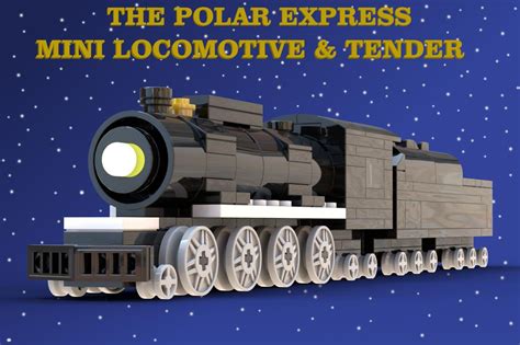 LEGO MOC Miniature Polar Express Locomotive & Tender by Tweetsie12 ...