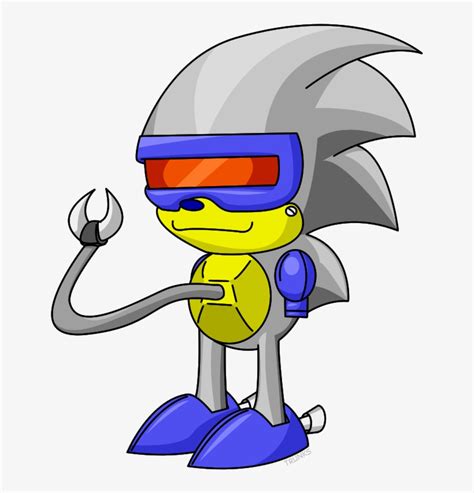 Silver Sonic Sonic 2 8bit - Sonic 2 Game Gear Silver Sonic PNG Image | Transparent PNG Free ...