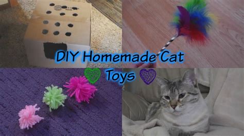 DIY Homemade Cat Toys! - YouTube